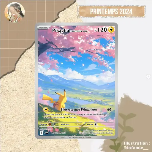 PIKACHU - PRINTEMPS 2024